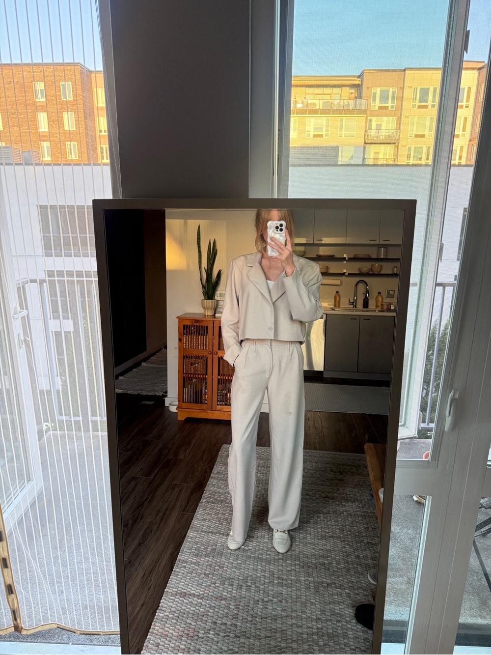 Tailored Linen Suit Set